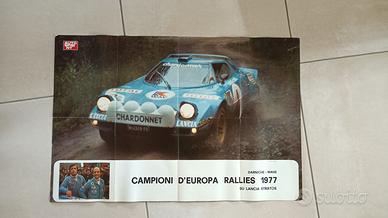 Poster Lancia Stratos - Darniche Mahe