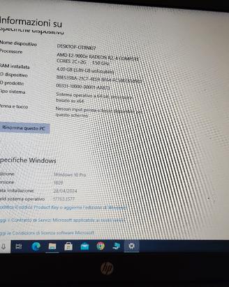  notebook schermo 15.6 marca hp