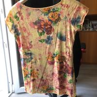 Magliettina  girocollo taglia unica in cotone 100%