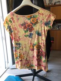 Magliettina  girocollo taglia unica in cotone 100%