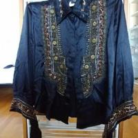 Camicia JUST CAVALLI nero in seta tg 42