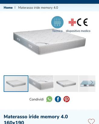 Materasso matrimoniale nuovo per dormire