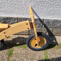 Bici senza pedali in legno bambino 3-5 anni
