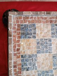 Scacchiera artigianale in mosaico 
