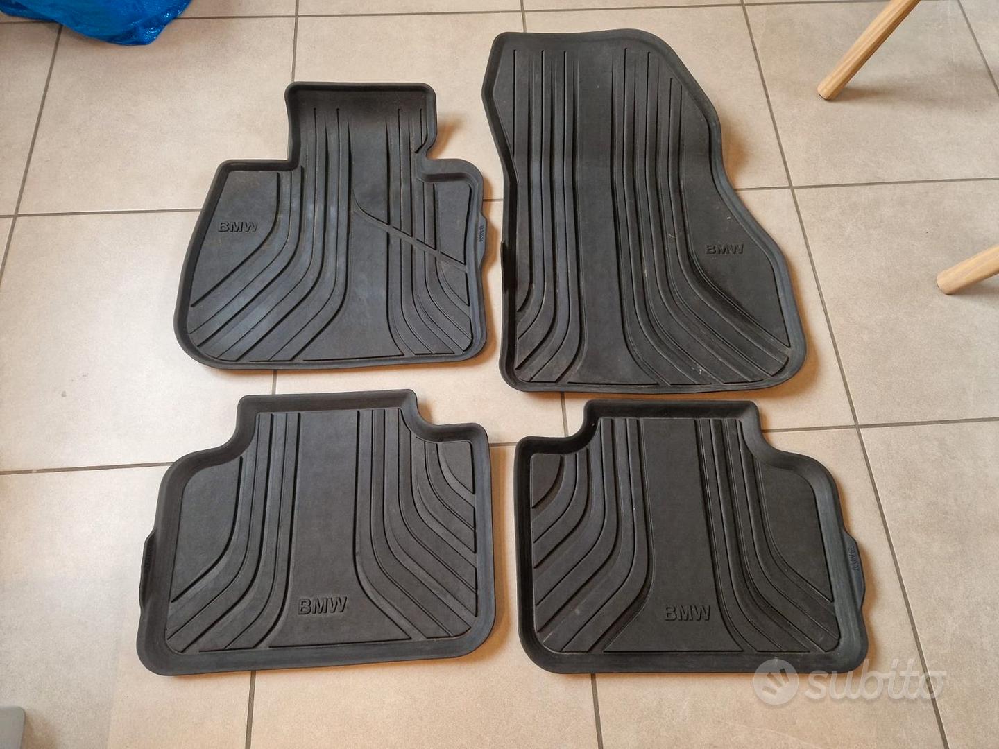 Tappetini Auto In Gomma TPE 3D Neri Per BMW Serie 1 5 Porte (F40/F70) – Protezione Totale Con Bordi Rialzati E Agganci Originali