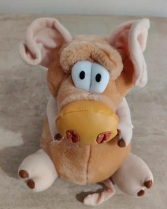 Peluche maialino interattivo con batterie vibra e