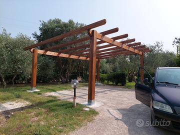 verande pergole case in legno
