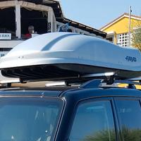 BAULE BOX TETTO FARAD MODELLO MARLIN GRIGIO 480 LT