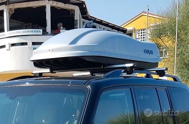 BAULE BOX TETTO FARAD MODELLO MARLIN GRIGIO 480 LT