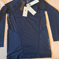 Xbionic maglia ciclismo lunga colore blu taglia M