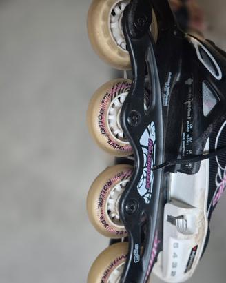 Pattini in linea rollerblade regolabili