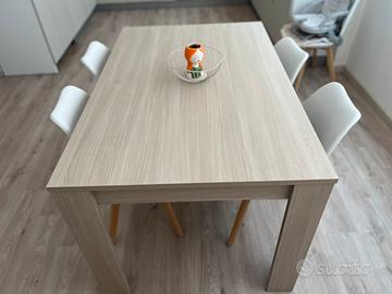 Tavolo da Pranzo / Cucina Allungabile Legno Chiaro