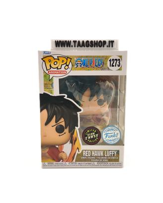 FUNKO POP 1273 RED HAWK LUFFY GLOW CHASE