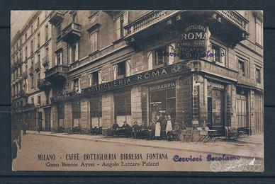 Cartolina Caffè Bottiglieria Birreria Fontana (MI)