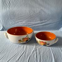 Coppia di ciotole in terracotta