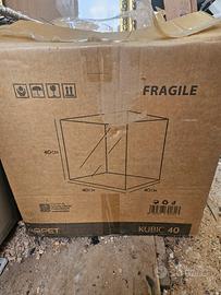 Acquario Aqpet Kubic 40 - Vetro Extrachiaro 64L