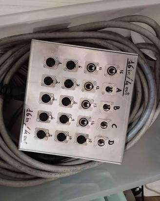 ciabatta syage box 16 canali  e 4 aux neutrik