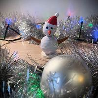 ⛄ Pupazzo di neve in quilling – Artigianale ⛄