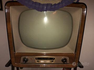 Raro televisore d’epoca Philips anni ’50