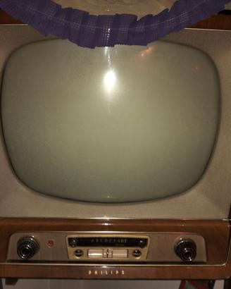 Raro televisore d’epoca Philips anni ’50
