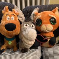 Peluche Shrek + Scooby-Doo + Megamind