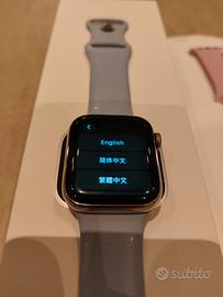Iwatch serie 4 40 mm acciaio 