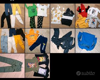 tuta pantalone felpa pigiama  abbigliamento bimbo