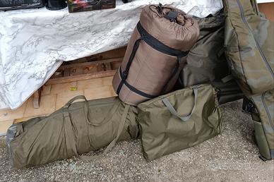 Attrezzatura carpfishing completa