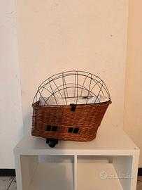 Cestino cane per bici