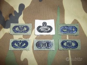 Us Air Force Jump Wings Lot anni 80/90 Vintage