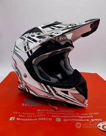 Casco Airoh Aviator Revenge bianco-rosso (S)