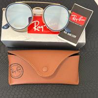 NUOVI Ray-Ban Round Double Bridge con scatola!