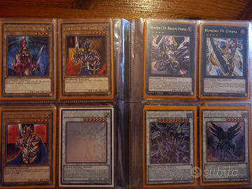 Carte YUGIOH near mint di diverse rarità e tipo