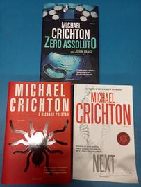 romanzi Micheal Crichton (prezzo cad)