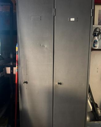 Armadietto in metallo a 2 ante