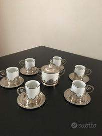 Set da caffè ceramica/peltro