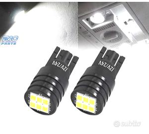 LED BULBS BIANCO DIAMANTE W5W T10 - SERIE NERA