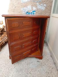 Scarpiera vintage girevole anni 60