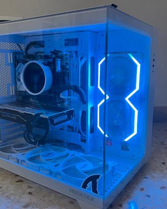 Pc gaming full white
