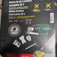 Parkside pistola termica a batteria 20 volt