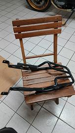 Portapacchi acciaio nero