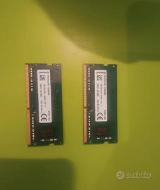 2 moduli di memoria RAM Kingston