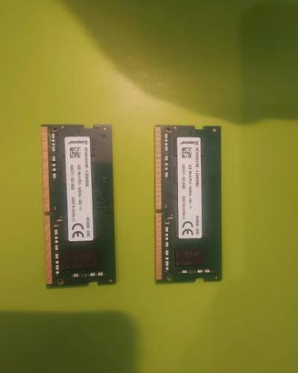 2 moduli di memoria RAM Kingston
