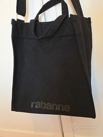 Tote bag nera Rabanne originale 