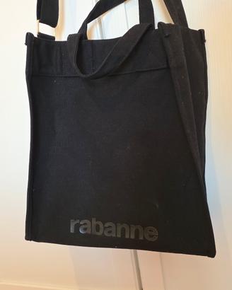 Tote bag nera Rabanne originale 