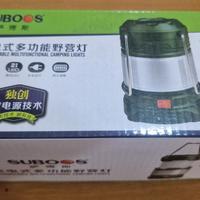 Lanterna SUBOOS ricaricabile da campeggio con luce