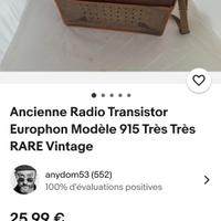 radio anni 70 portatile