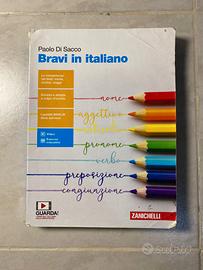 libro di grammatica "Bravi in Italiano"