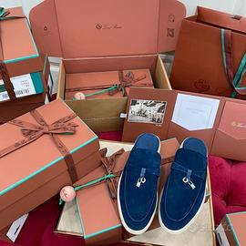 Pantofole Loro Piana Babouche Charms Walk 38