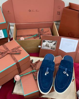 Pantofole Loro Piana Babouche Charms Walk 38